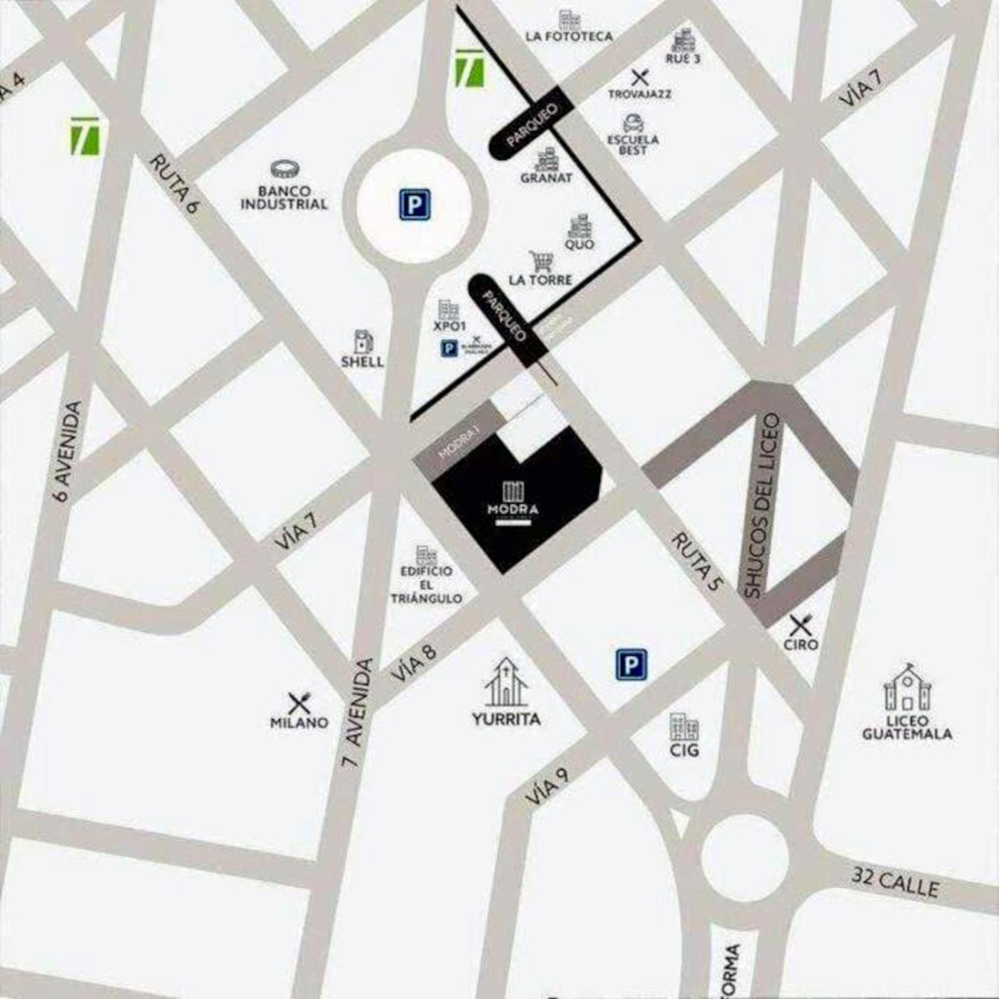 ¡Torre Modra Apartamento Moderno Atractiva Zona 4! Guatemala City Ngoại thất bức ảnh